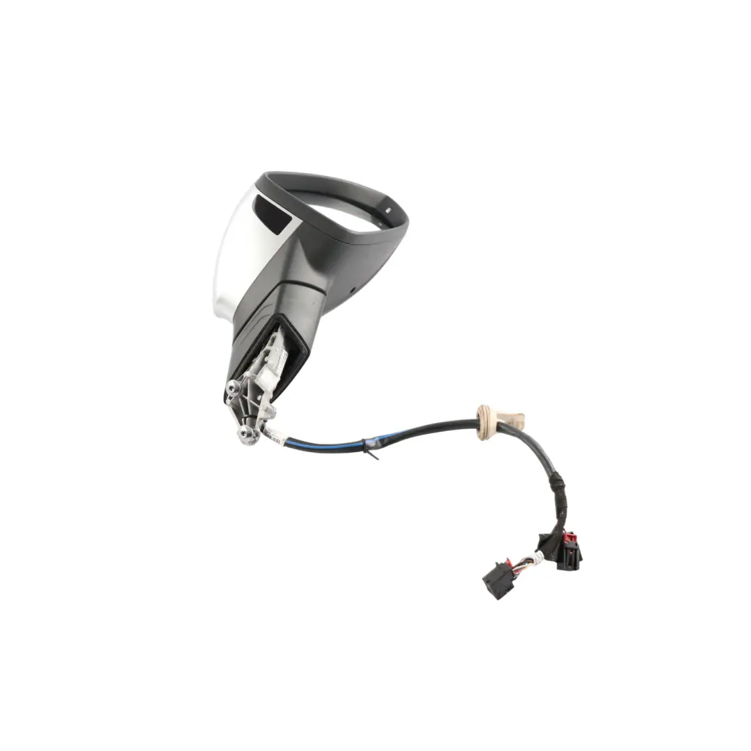 VW Volkswagen Golf Mk8 Wing Mirror Power Fold Heated Right O/S Matt Chrome - SKU RHD-5H2857508AC-MCH - Part number 5H2857508AC-MCH