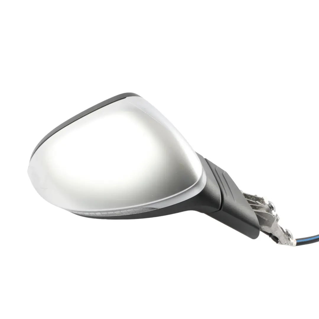 VW Volkswagen Golf Mk8 Wing Mirror Power Fold Heated Right O/S Matt Chrome - SKU RHD-5H2857508AC-MCH - Part number 5H2857508AC-MCH