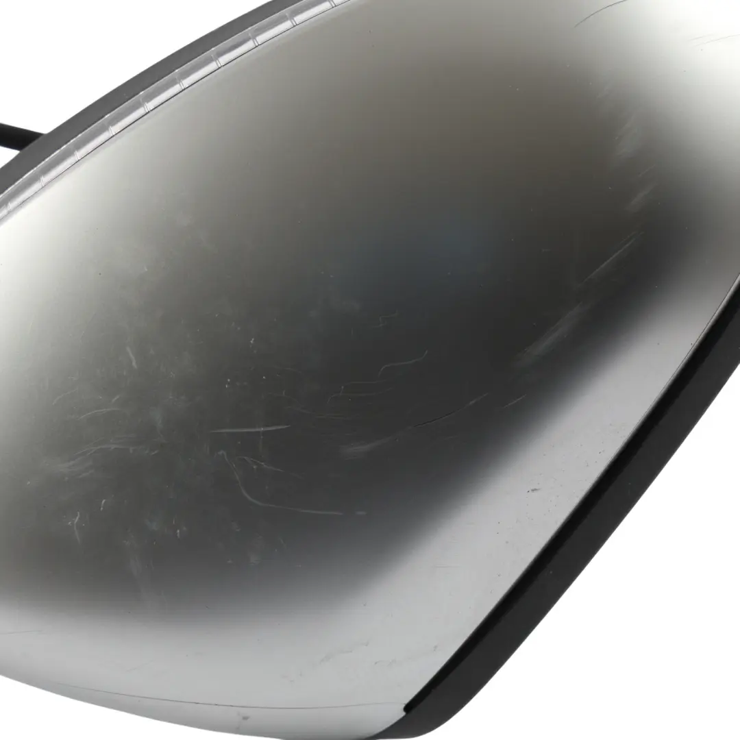 VW Volkswagen Golf Mk8 Wing Mirror Power Fold Heated Right O/S Matt Chrome - SKU RHD-5H2857508AC-MCH - Part number 5H2857508AC-MCH