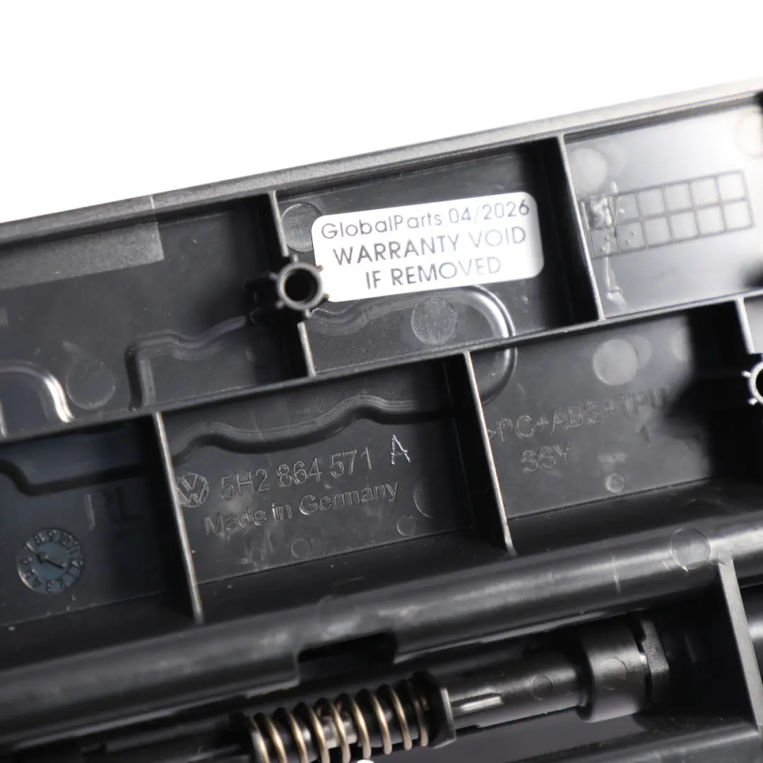 Volkswagen Golf R CD1 Centre Console Storage Compartment Cover Black 5H2864571 - SKU RHD-5H2864571A - Part number 5H2864571A