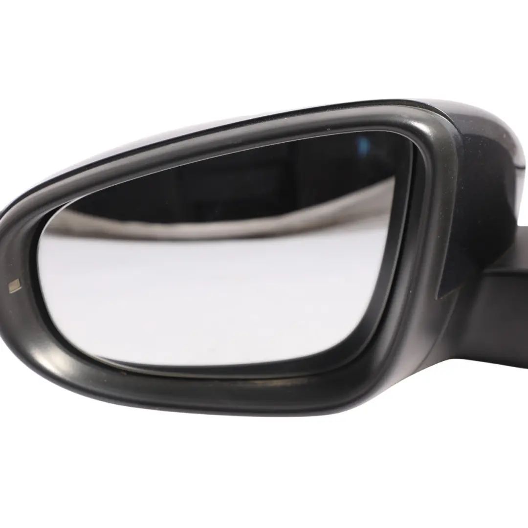 Volkswagen Golf 6 Wing Mirror Left N/S Electric Blue Graphite Pearl Effect C5F - SKU RHD-5K0857507AH-BGR - Part number 5K0857507AH