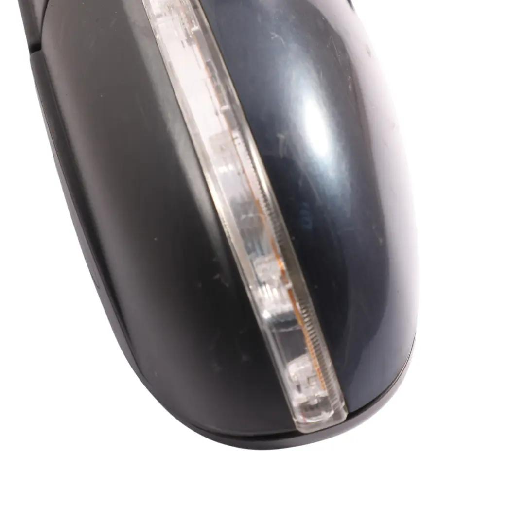 Volkswagen Golf 6 Wing Mirror Left N/S Electric Blue Graphite Pearl Effect C5F - SKU RHD-5K0857507AH-BGR - Part number 5K0857507AH