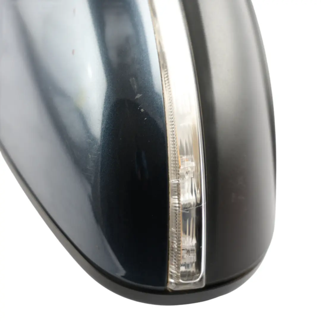 Volkswagen Golf 6 Wing Mirror Right O/S Electric Blue Graphite Pearl Effect C5F - SKU RHD-5K0857508AD-BGR1 - Part number 5K0857508AD