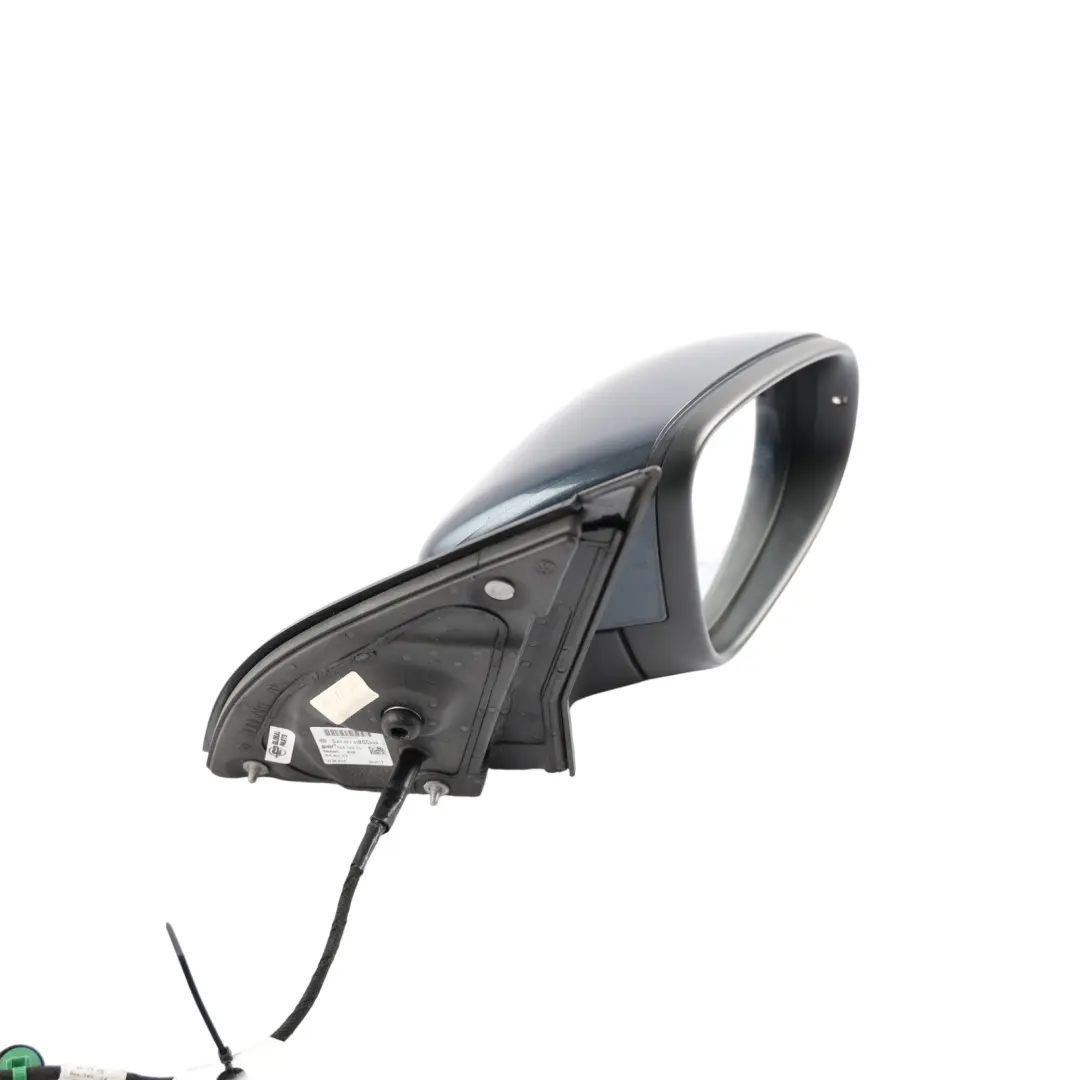 Volkswagen Golf 6 Wing Mirror Right O/S Electric Blue Graphite Pearl Effect C5F - SKU RHD-5K0857508AD-BGR1 - Part number 5K0857508AD