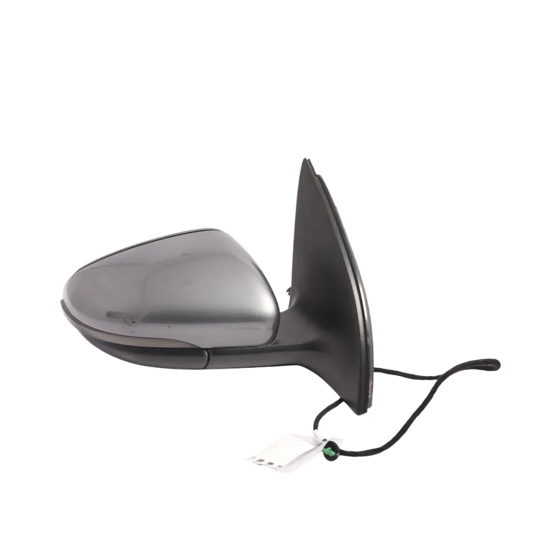 Volkswagen Golf 6 Wing Mirror Right O/S Electric Heated United Grey Metallic A7T - SKU RHD-5K0857508AD-UGR1 - Part number 5K0857508AD