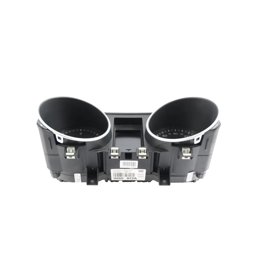 Mk6 GTD Manual Speedometer Instrument Cluster to Volkswagen Golf with Part number 5K6920972A Volkswagen Golf Mk6 GTD Manual Speedometer Instrument Cluster - SKU RHD-5K6920972A - Part number 5K6920972A