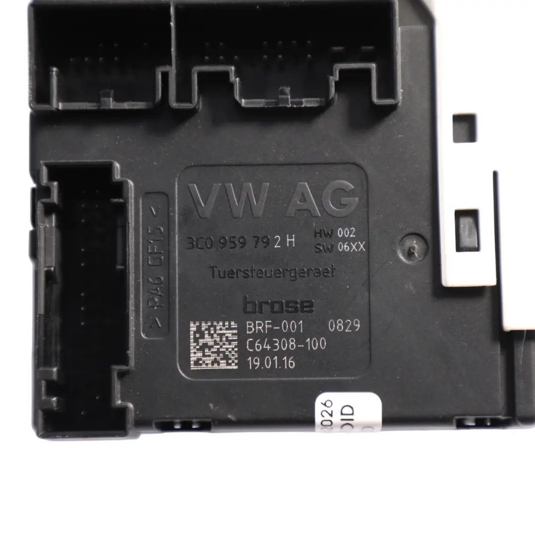 Volkswagen Tiguan 5N Front Window Regulation Motor Passenger Side - SKU RHD-5N0959702H - Part number 5N0959702H