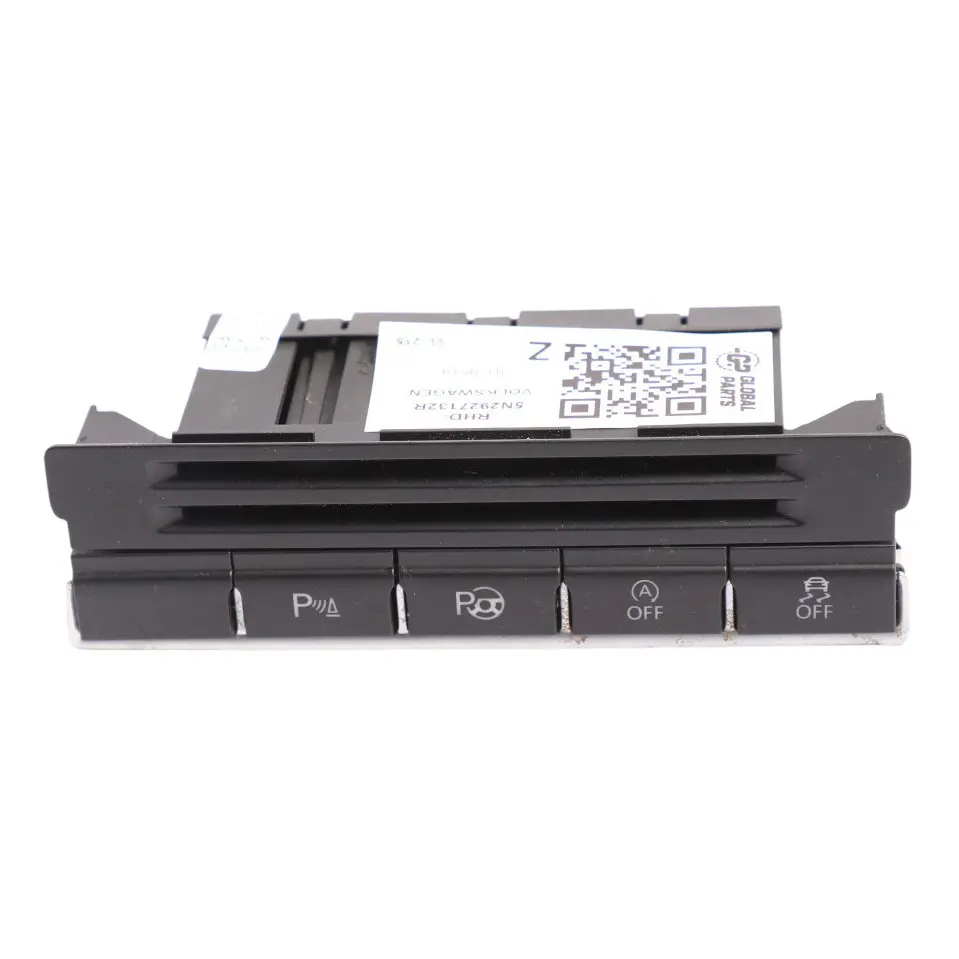 Volkswagen Tiguan 5N Parking Sensor Auto Stop Start Switch Panel - SKU RHD-5N2927132R - Part number 5N2927132R