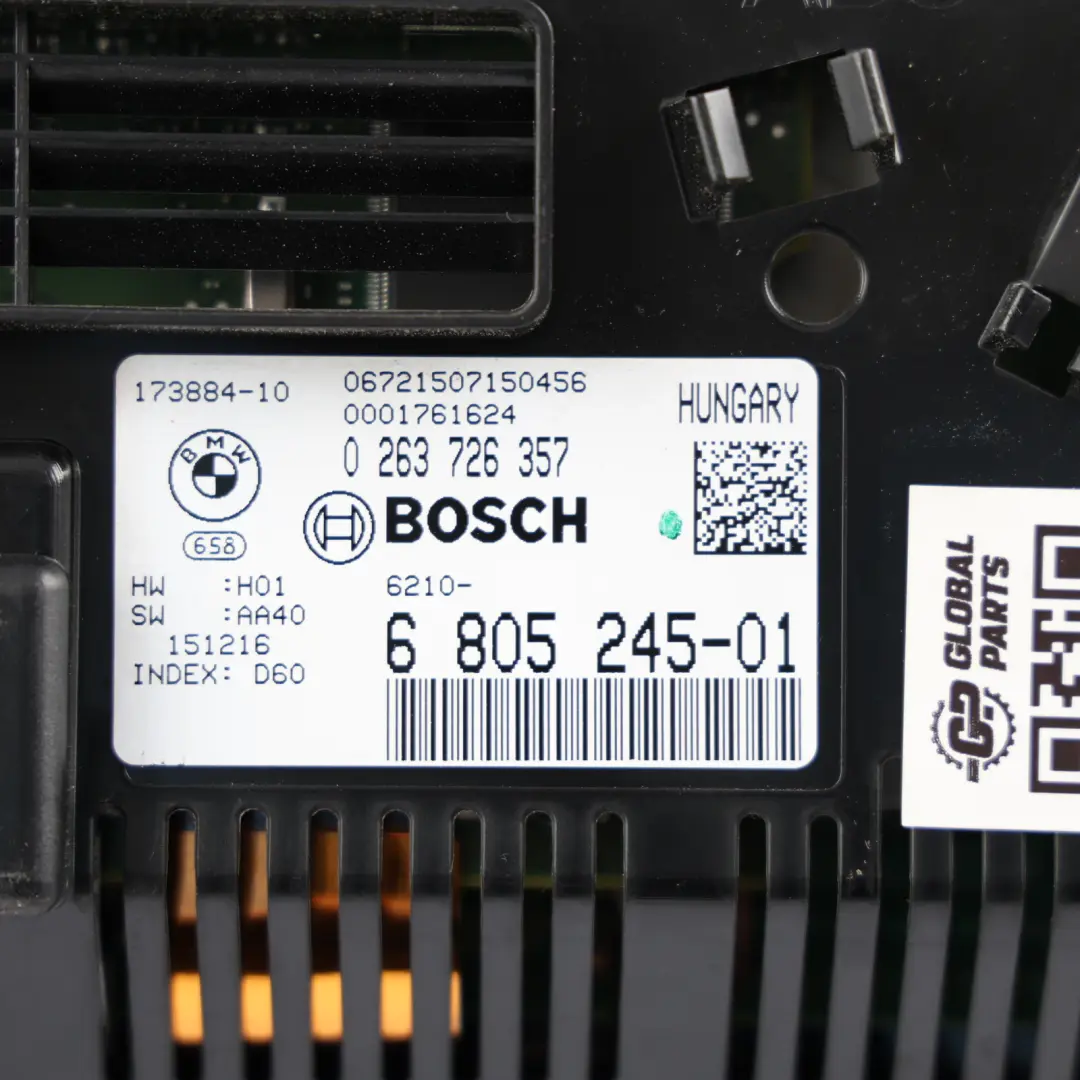 BMW F01 F10 X3 F25 X4 F26 Instrument Cluster Speedo Clocks - SKU RHD-6805245 - Part number 6805245