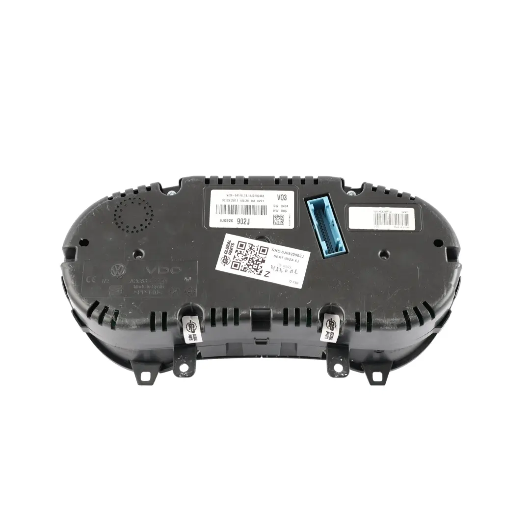 Seat Ibiza 6J Instrument Cluster Speedometer Clocks Diesel Manual - SKU RHD-6J0920902J - Part number 6J0920902J