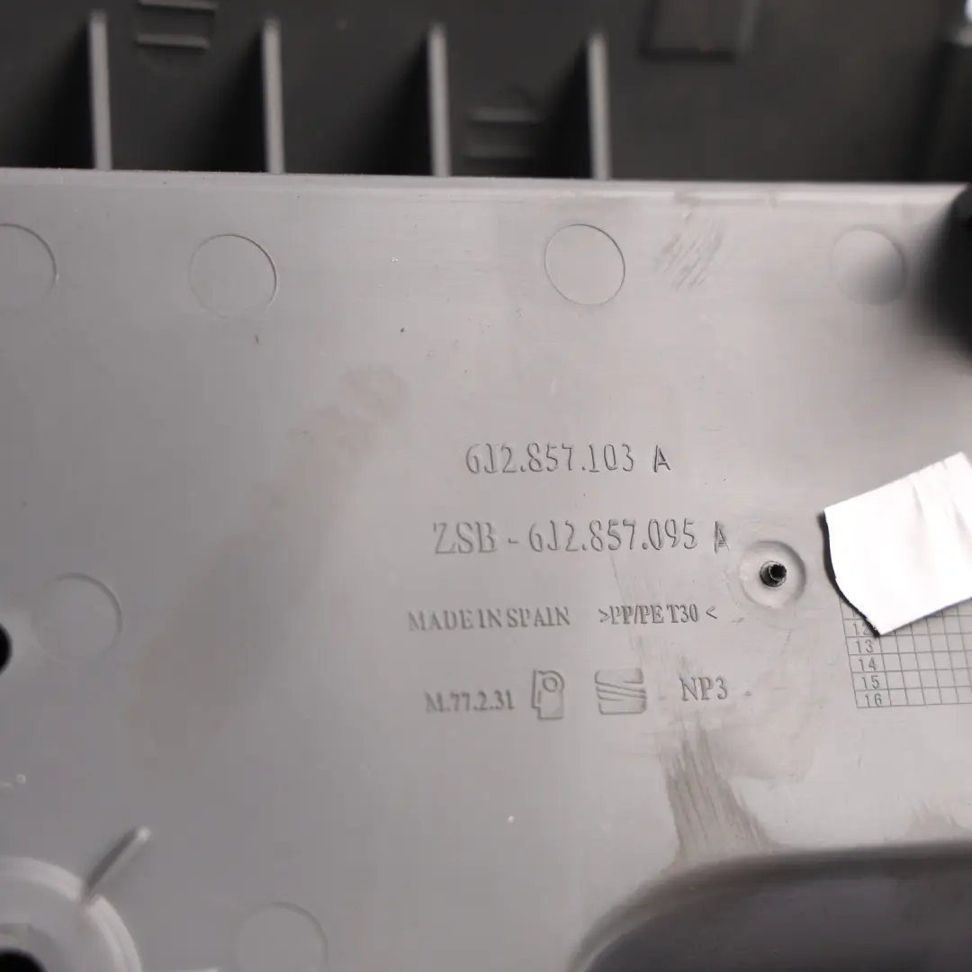 Seat Ibiza Mk4 6J Dashboard Glove Box Compartment Passenger's Side - SKU RHD-6J2857095A - Part number 6J2857095A