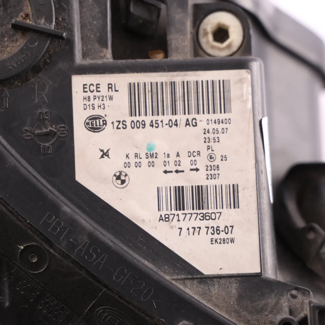  Headlight Lamp BMW E60 E61 LCI Adaptive Xenon AHL Front Right O/S Light 7177736 - SKU RHD-7044674-2 - Part number 7045694