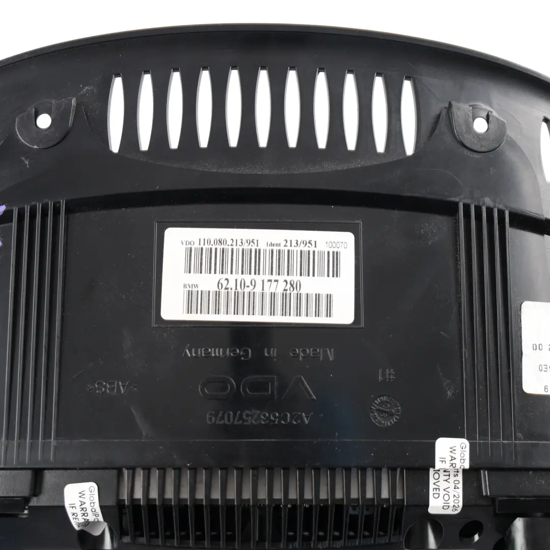 BMW E63 E64 Instrument Cluster Speedometer Clocks Automatic Petrol 9177280 - SKU RHD-9177280 - Part number 7131102