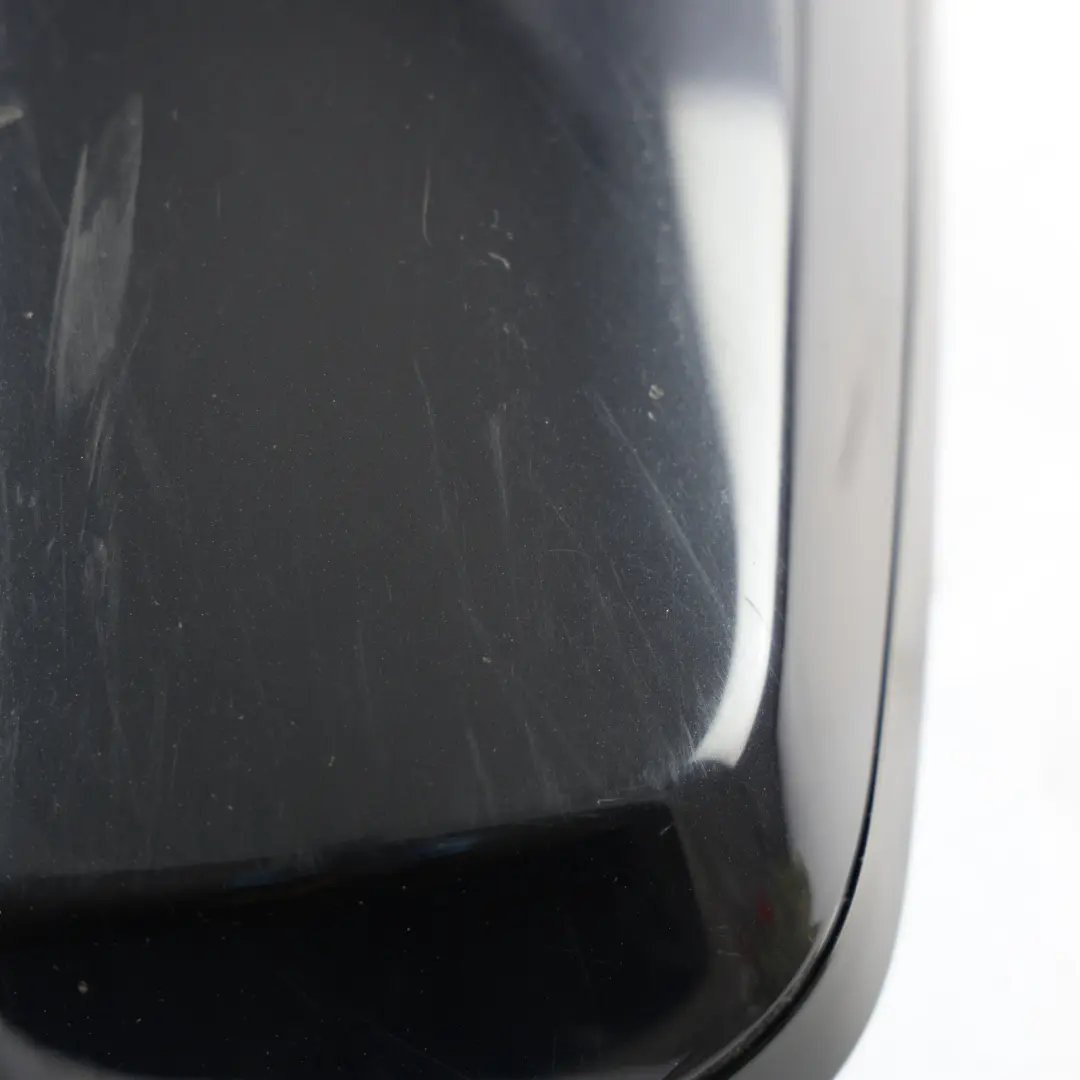 BMW 5 Series E60 E61 LCI M Sport Left Wing Mirror N/S High Gloss Carbon Black - SKU RHD-7189635-CAR - Part number 7189635