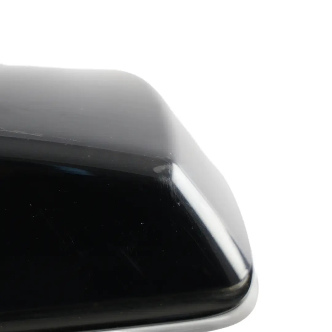BMW 5 Series E60 E61 LCI M Sport Left Wing Mirror N/S High Gloss Carbon Black - SKU RHD-7189635-CAR - Part number 7189635