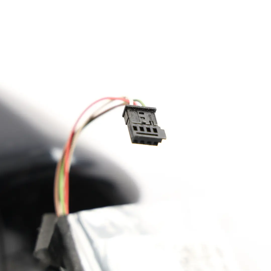 BMW 5 Series E60 E61 LCI M Sport Left Wing Mirror N/S High Gloss Carbon Black - SKU RHD-7189635-CAR - Part number 7189635