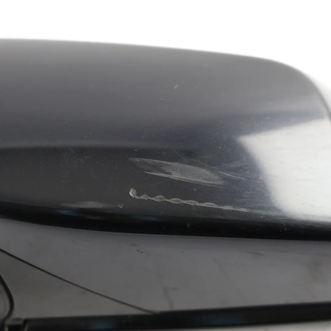 BMW 5 Series E60 E61 LCI M Sport Left Wing Mirror N/S High Gloss Carbon Black - SKU RHD-7189635-CAR - Part number 7189635