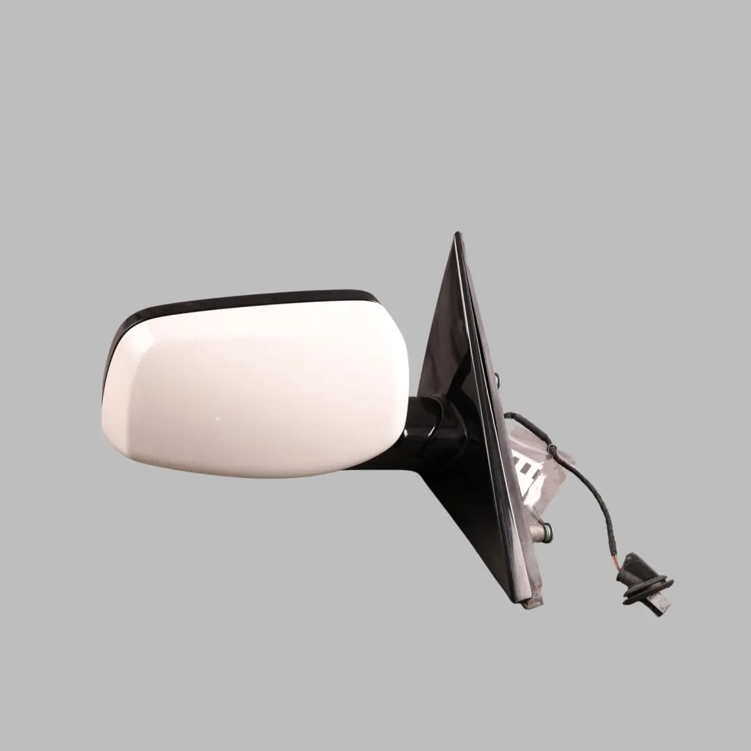 BMW E60 E61 LCI Side View Wing Mirror Right O/S Alpinweiss 3 White - 300 - SKU RHD-7189654-AW - Part number 7189654