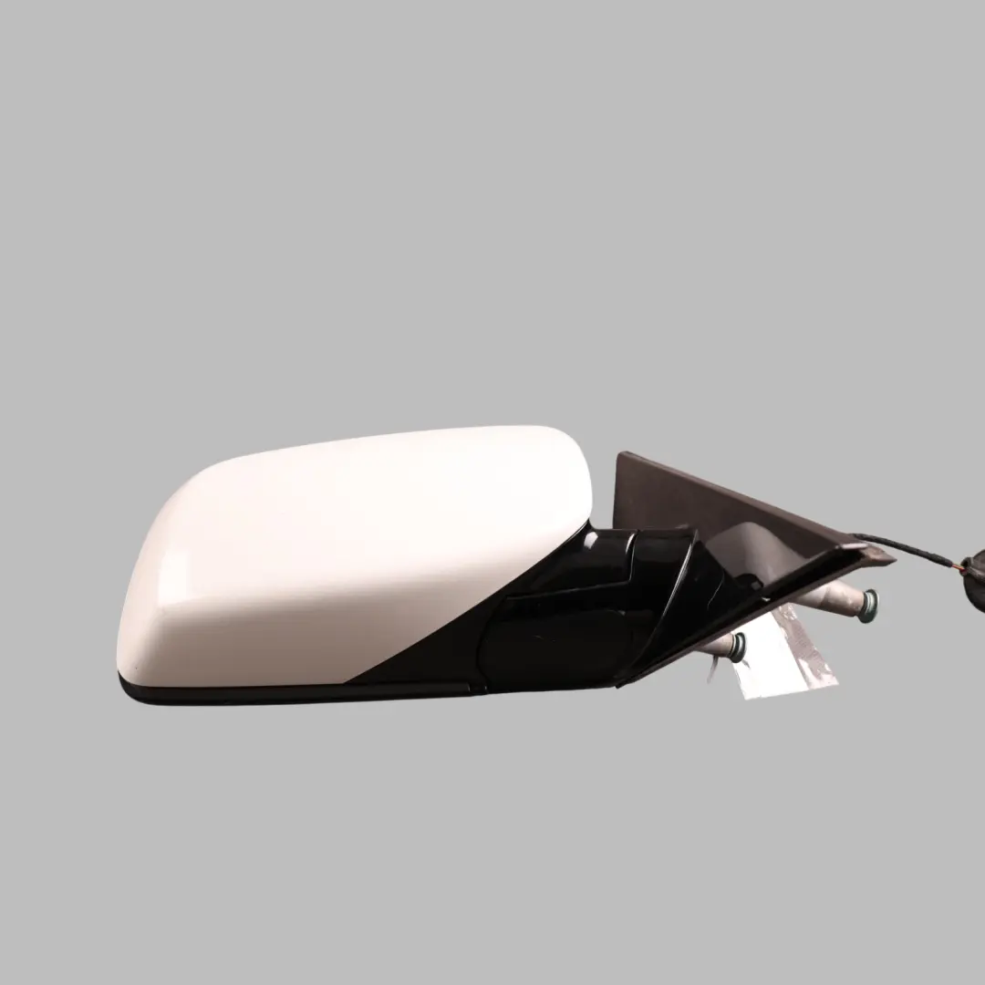 BMW E60 E61 LCI Side View Wing Mirror Right O/S Alpinweiss 3 White - 300 - SKU RHD-7189654-AW - Part number 7189654