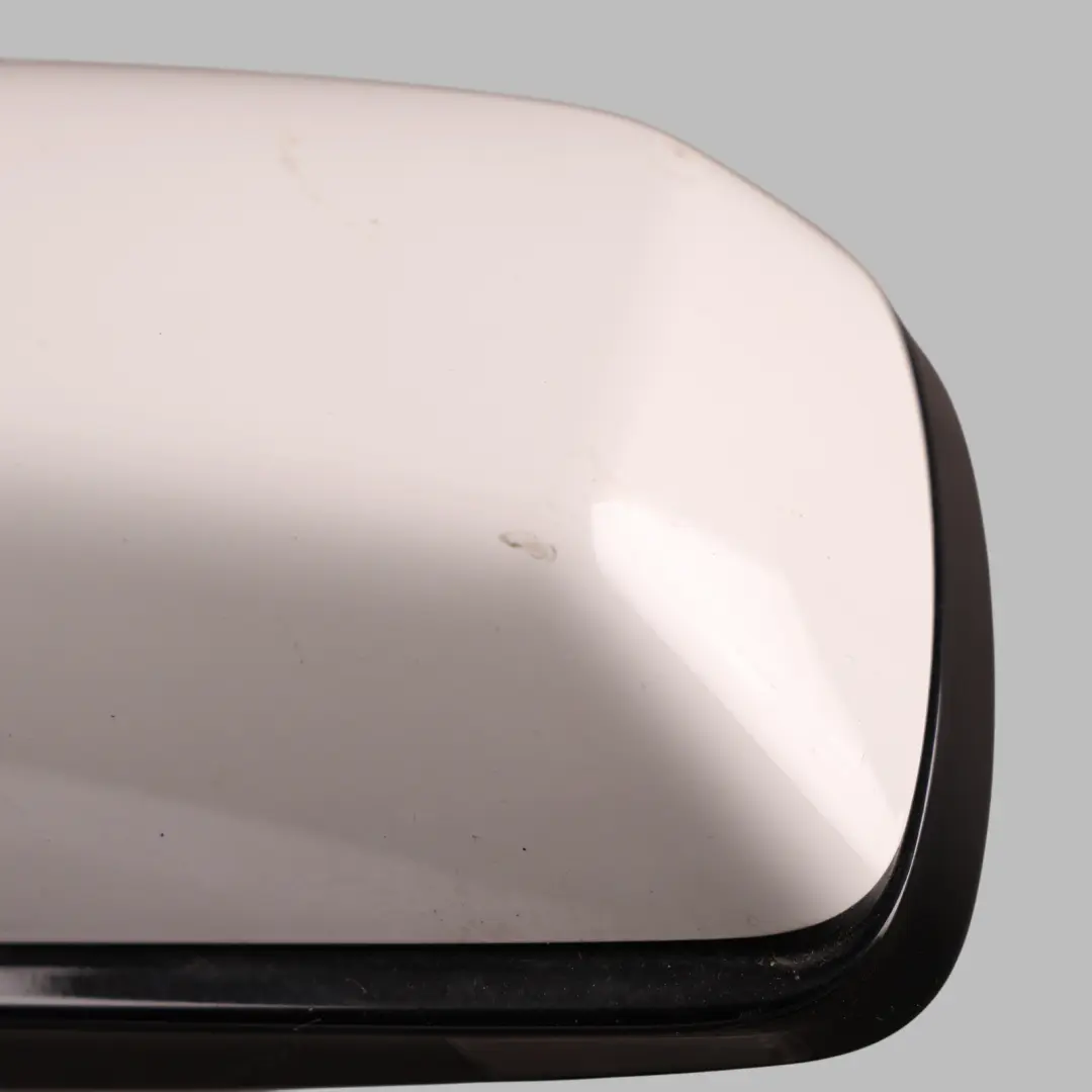 BMW E60 E61 Side View Outer Wing Mirror Left N/S Alpinweiss 3 White-300 - SKU RHD-7189655-AW - Part number 7189655