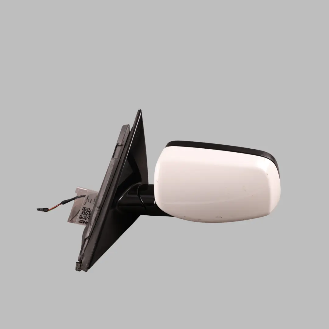 BMW E60 E61 Side View Outer Wing Mirror Left N/S Alpinweiss 3 White-300 - SKU RHD-7189655-AW - Part number 7189655
