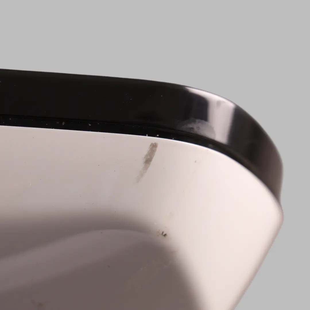 BMW E60 E61 Side View Outer Wing Mirror Left N/S Alpinweiss 3 White-300 - SKU RHD-7189655-AW - Part number 7189655