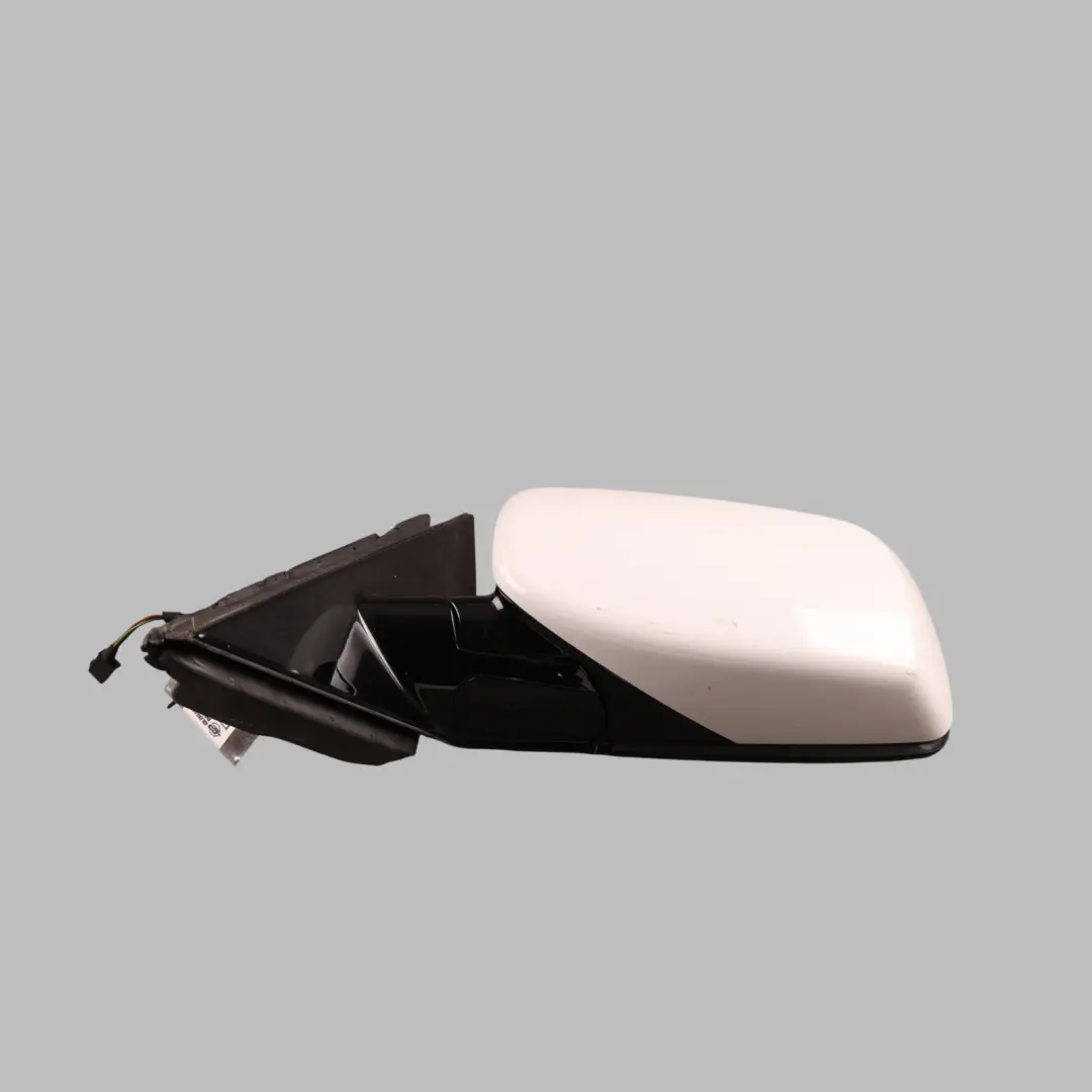 BMW E60 E61 Side View Outer Wing Mirror Left N/S Alpinweiss 3 White-300 - SKU RHD-7189655-AW - Part number 7189655