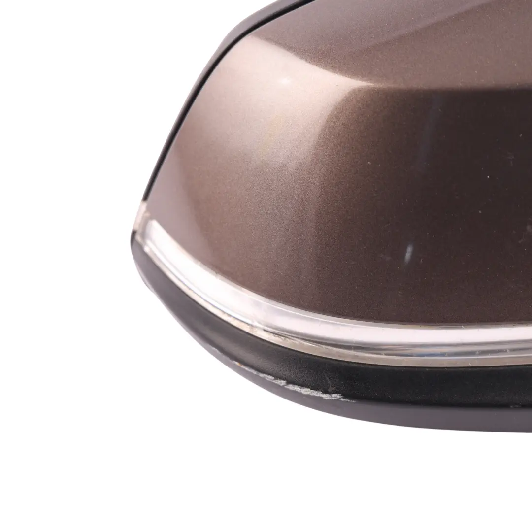 BMW F20 Wing Mirror Heated Auto Dip Right O/S Sparkling Bronze - B06 - SKU RHD-7242748-SPB - Part number 7242748