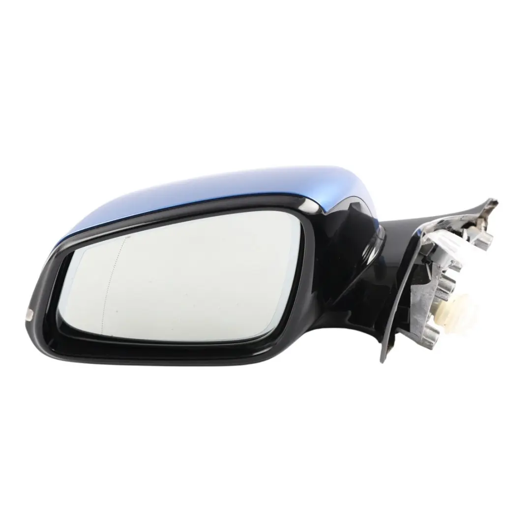 BMW 1 F20 Links Wing Mirror N/S High Gloss Auto Dip Estorilblau Estoril Blue - SKU RHD-7242823-EB - Part number 7242823
