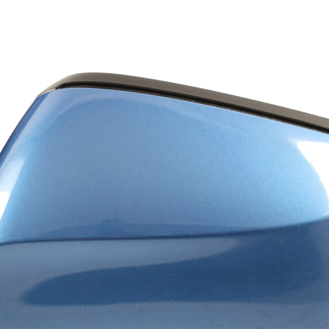 BMW 1 F20 Links Wing Mirror N/S High Gloss Auto Dip Estorilblau Estoril Blue - SKU RHD-7242823-EB - Part number 7242823
