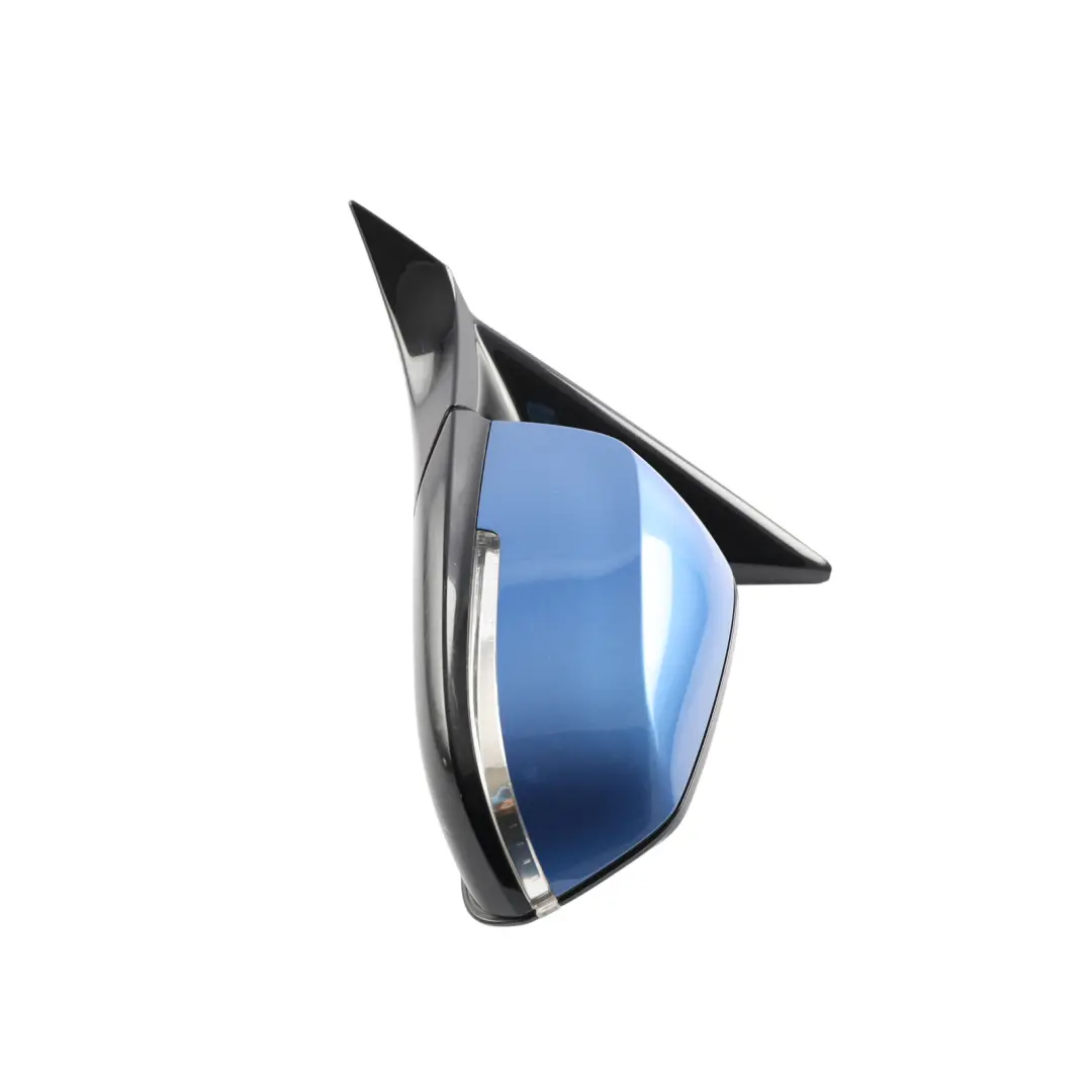 BMW 1 F20 Links Wing Mirror N/S High Gloss Auto Dip Estorilblau Estoril Blue - SKU RHD-7242823-EB - Part number 7242823