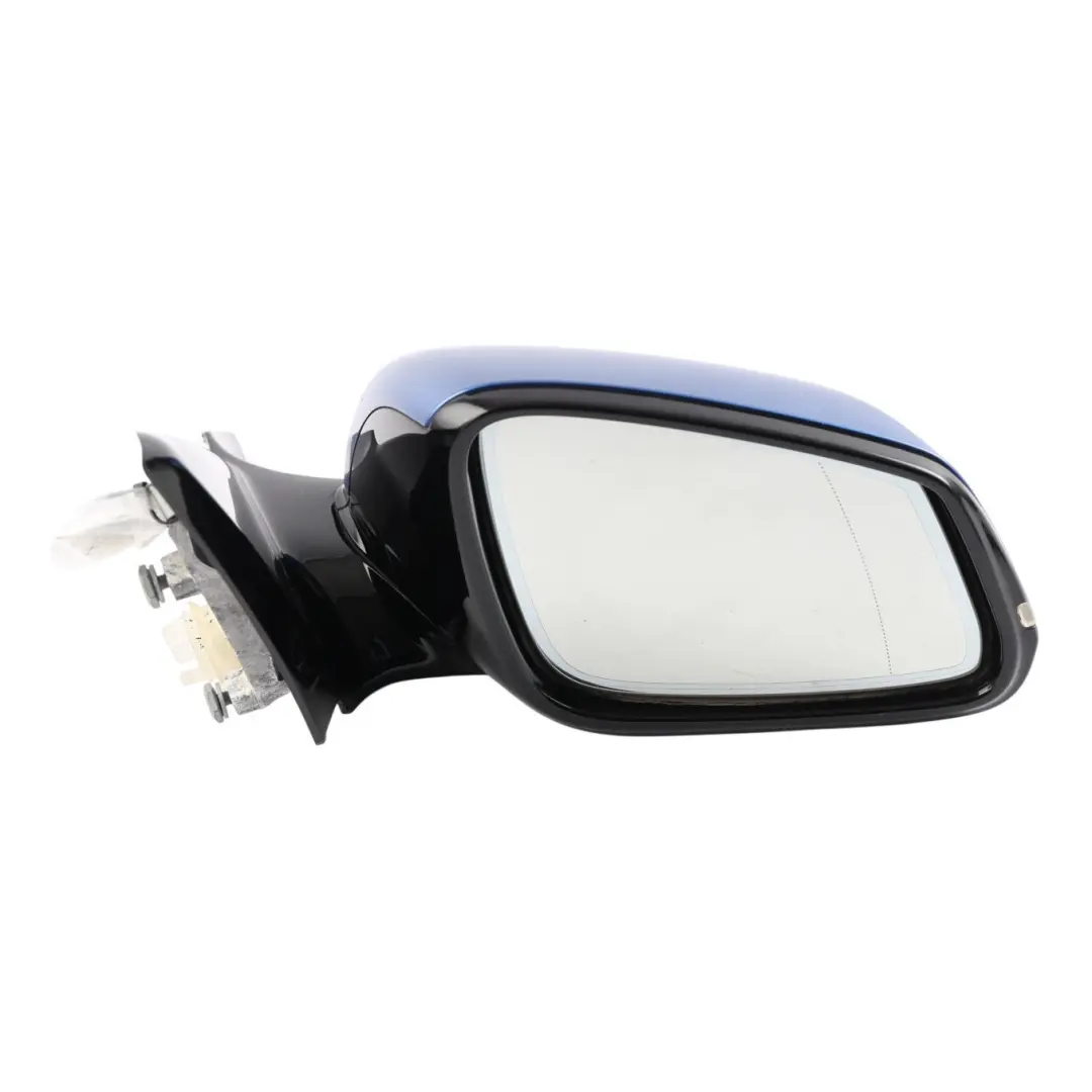 BMW 1 F20 Right Wing Mirror O/S High Gloss Auto Dip Estorilblau Estoril Blue - SKU RHD-7242824-EB - Part number 7242824