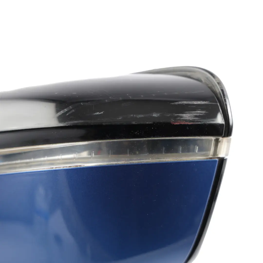 BMW 1 F20 Right Wing Mirror O/S High Gloss Auto Dip Estorilblau Estoril Blue - SKU RHD-7242824-EB - Part number 7242824