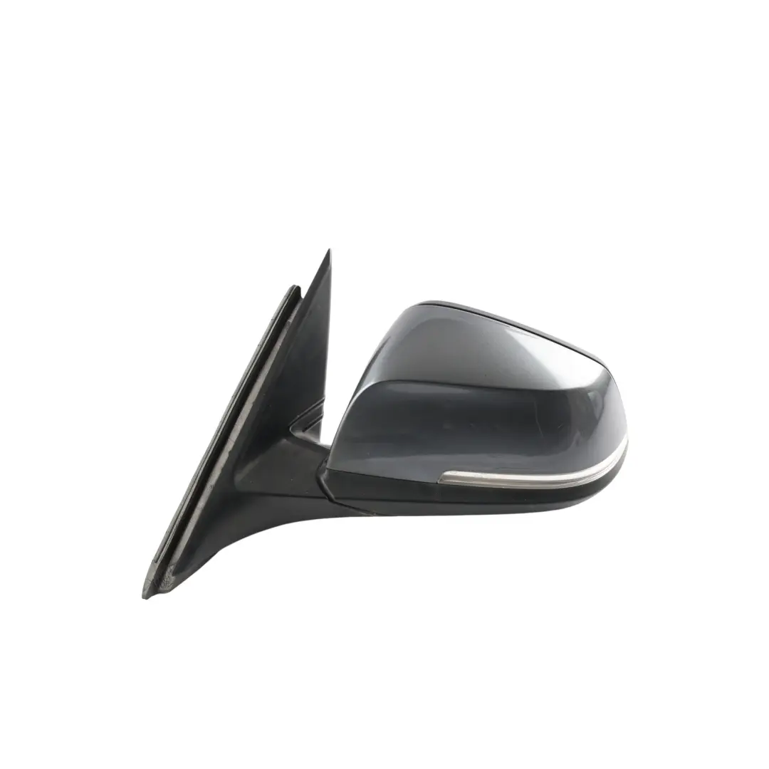 BMW F30 F31 Wing Mirror Heated Left Door N/S 6 Pins Mineral Grau Metallic - B39 - SKU RHD-7245093-MG - Part number 7245093