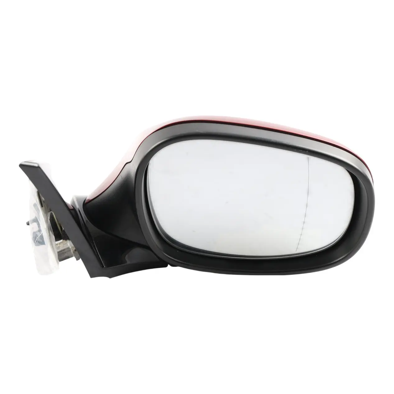 BMW E81 E82 Heated Right Wing Mirror O/S 5 Pins Vermilionrot Red Metallic - A82