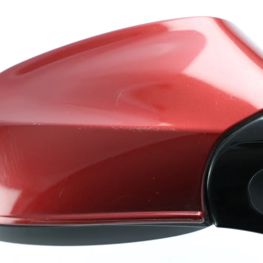 Heated Right Wing Mirror O/S 5 Pins Vermilionrot Red Metallic - A82 to BMW E81 E82 with Part number 7268308 BMW E81 E82 Heated Right Wing Mirror O/S 5 Pins Vermilionrot Red Metallic - A82 - SKU RHD-7268308-VER - Part number 7268308