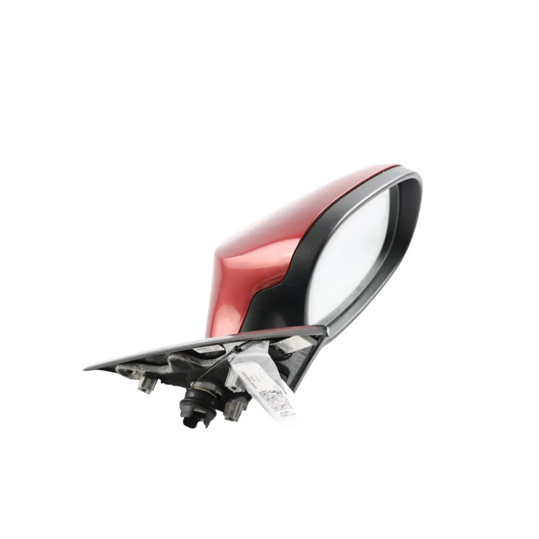 BMW E81 E82 Heated Right Wing Mirror O/S 5 Pins Vermilionrot Red Metallic - A82 - SKU RHD-7268308-VER - Part number 7268308