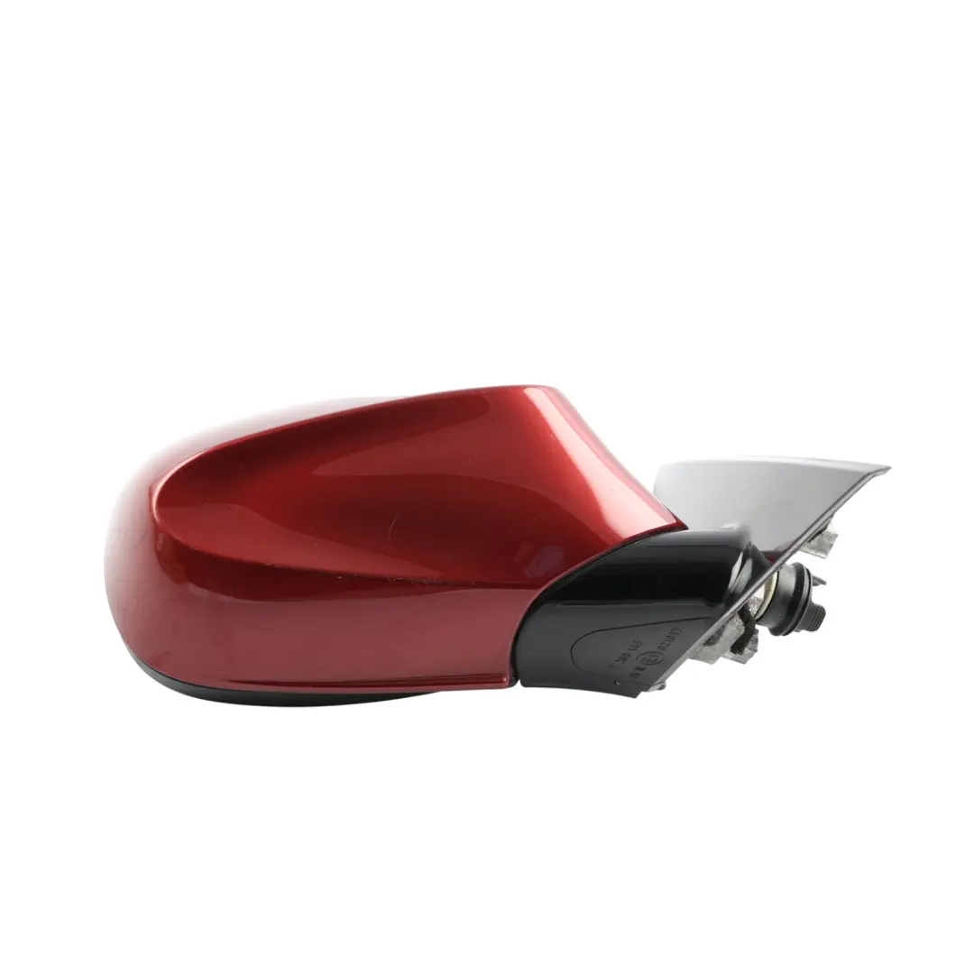 Heated Right Wing Mirror O/S 5 Pins Vermilionrot Red Metallic - A82 to BMW E81 E82 with Part number 7268308 BMW E81 E82 Heated Right Wing Mirror O/S 5 Pins Vermilionrot Red Metallic - A82 - SKU RHD-7268308-VER - Part number 7268308