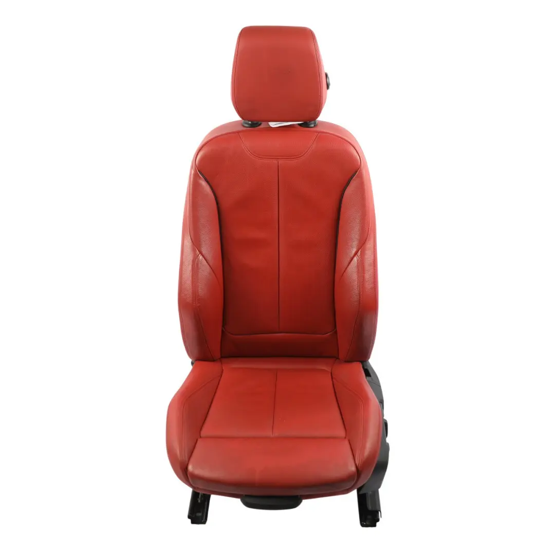 Front Seat M Sport Heated Leather Korall-Rot Red Left N/S to BMW F30 F31 with Part number 7295147 BMW F30 F31 Front Seat M Sport Heated Leather Korall-Rot Red Left N/S - SKU RHD-7295147-2 - Part number 7295147