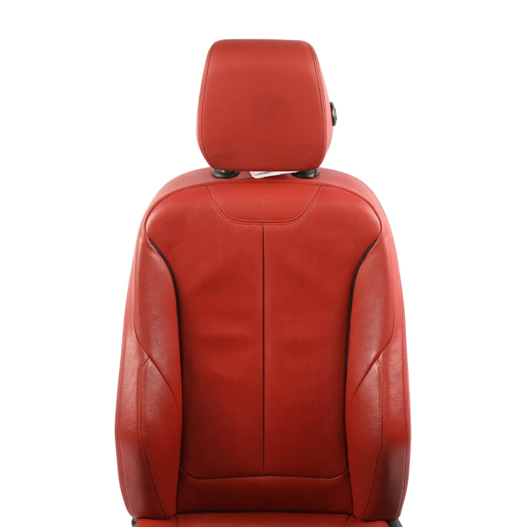 Front Seat BMW F20 M Sport Heated Leather Korall-Rot Red Left N/S to with Part number 7295147 Front Seat BMW F20 M Sport Heated Leather Korall-Rot Red Left N/S - SKU RHD-7295147-2 - Part number 7295147