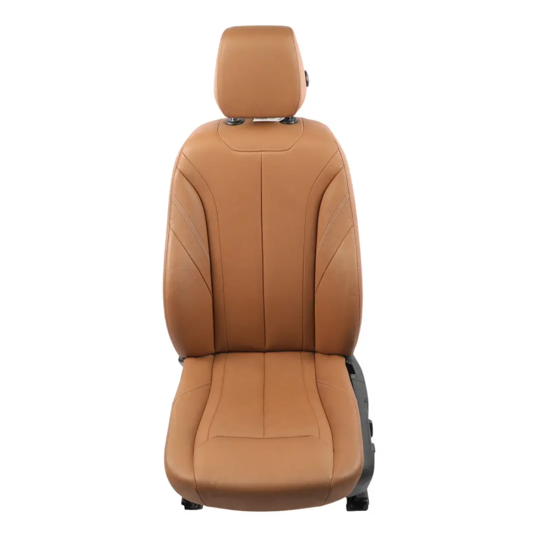 BMW F30 F31 F36 Front Seat Heated Electric Leather Dakota Saddle Brown Left N/S - SKU RHD-7303723-1 - Part number 7303723