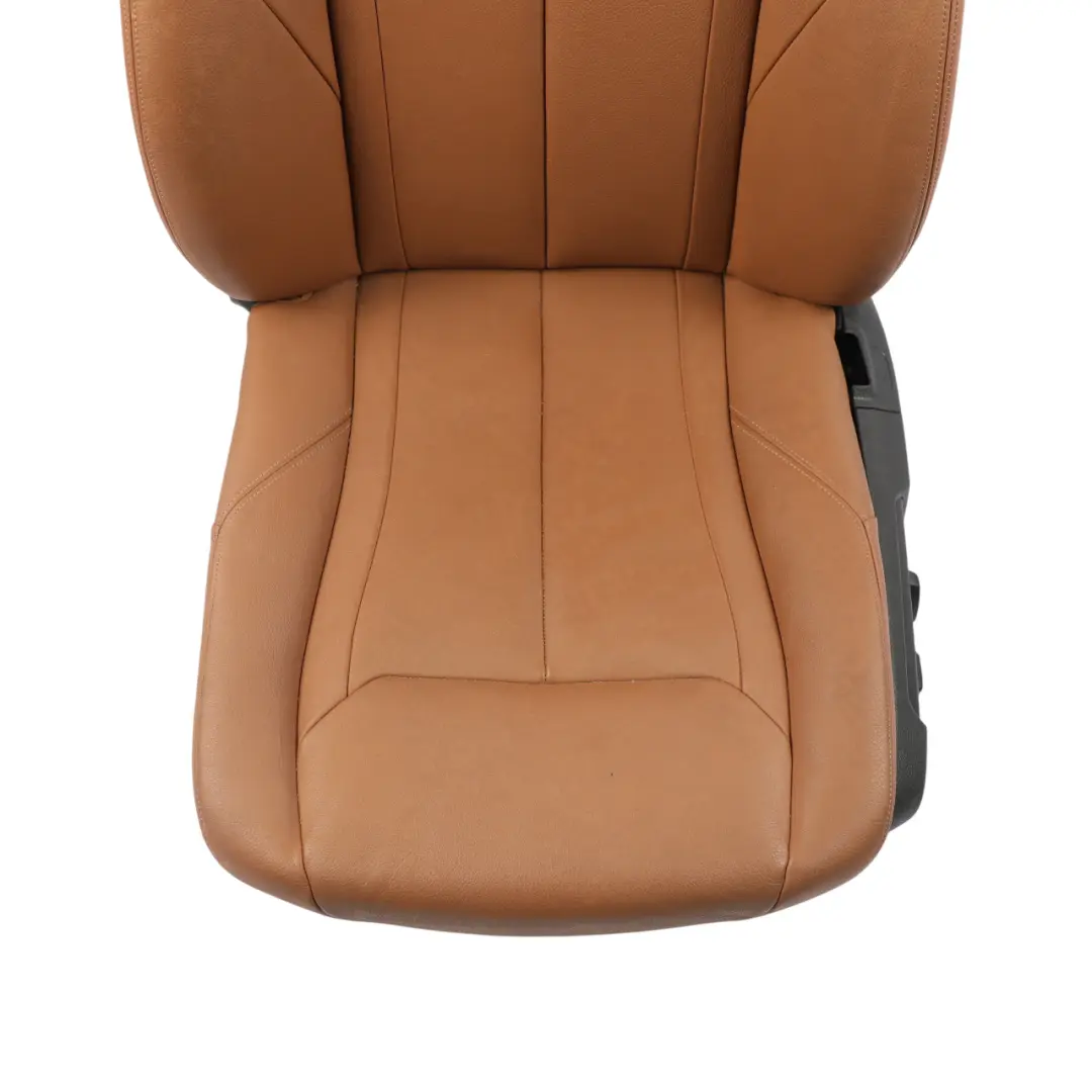 BMW F30 F31 F36 Front Seat Heated Electric Leather Dakota Saddle Brown Left N/S - SKU RHD-7303723-1 - Part number 7303723