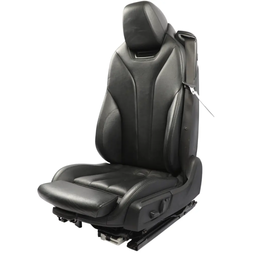 BMW F33 Cabrio Front Seat Sport Left N/S Heated Electric Leather Dakota Black - SKU RHD-7339997-1 - Part number 7339997