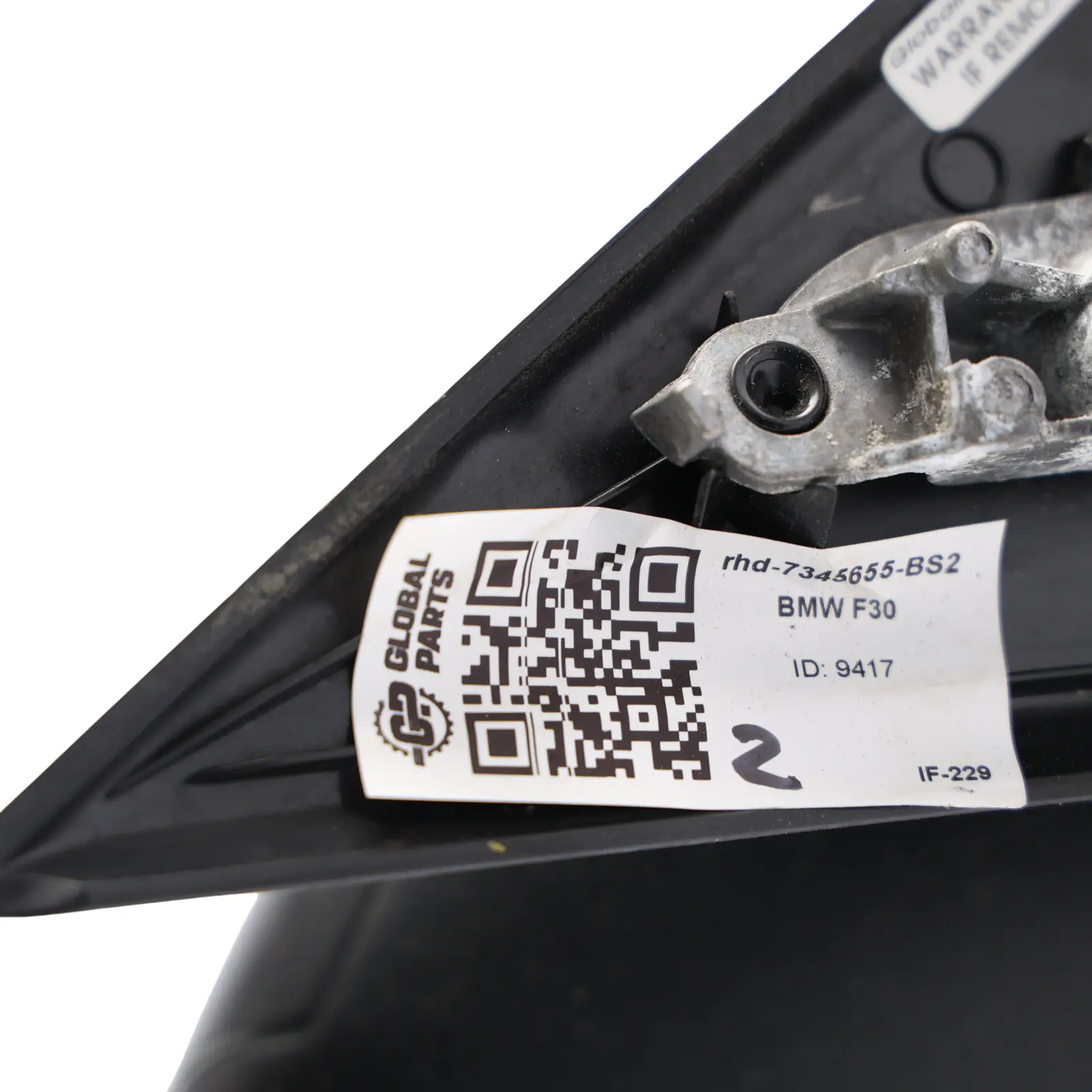 Wing Mirror Door BMW F30 F31 2 Heated Left N/S Black Sapphire Metallic 475