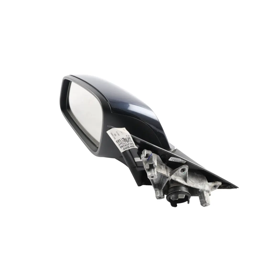 BMW F30 F31 Wing Outside Mirror Heated Left N/S Imperial Blue Metallic - A89 - SKU RHD-7345655-IBB1 - Part number 7345655