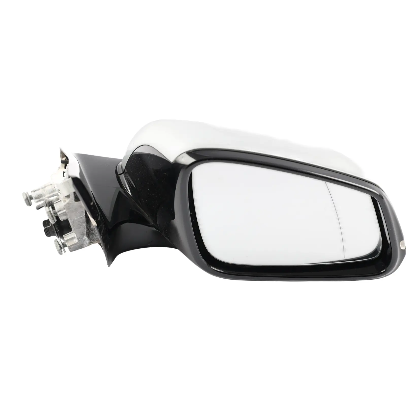 BMW F30 F31 High Gloss Heated Right Wing Mirror O/S Glacier Silber Metallic-A83