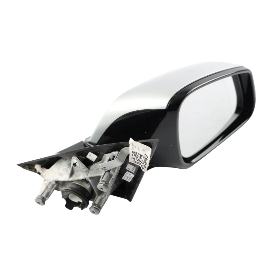 High Gloss Heated Right Wing Mirror O/S Glacier Silber Metallic-A83 to BMW F30 F31 with Part number 7345660 BMW F30 F31 High Gloss Heated Right Wing Mirror O/S Glacier Silber Metallic-A83 - SKU RHD-7345660-GSB - Part number 7345660