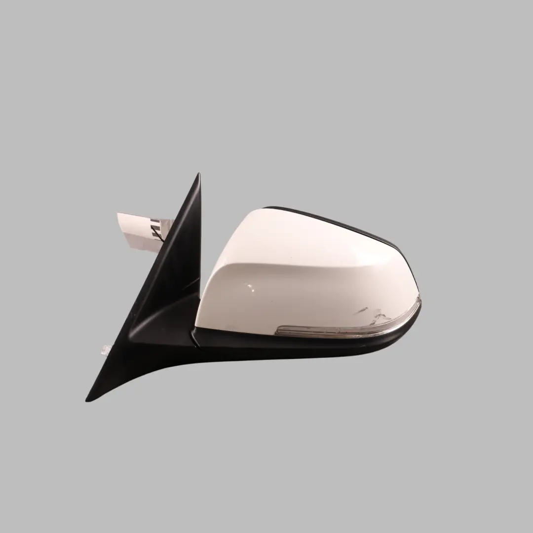 BMW F30 F31 LCI Wing Mirror Outside Heated Left N/S 5 Pins Alpine White 3 - 300 - SKU RHD-7345675-AW - Part number 7345675