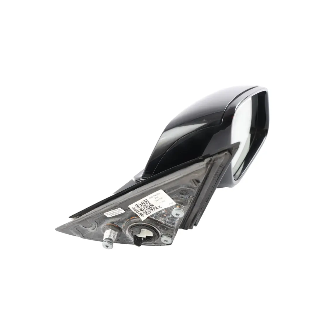 BMW F30 F31 Wing Mirror 5 Pins Heated Shadow Line Right O/S Black Sapphire - 475 - SKU RHD-7345680-BS2 - Part number 7345680