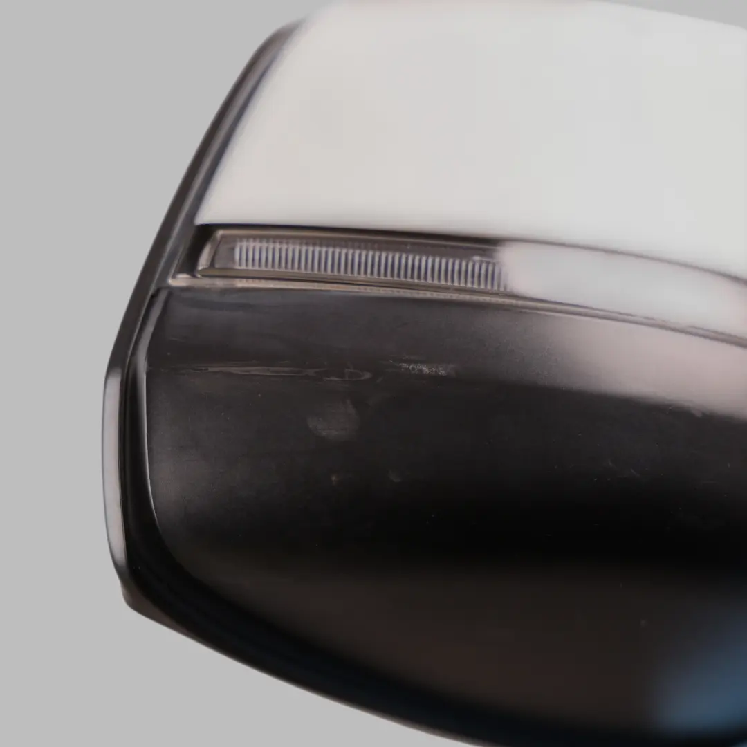 BMW F10 F11 LCI Outside Wing Mirror Heated Right Door O/S Alpine White - 300 - SKU rhd-7350642-AW - Part number 7350642